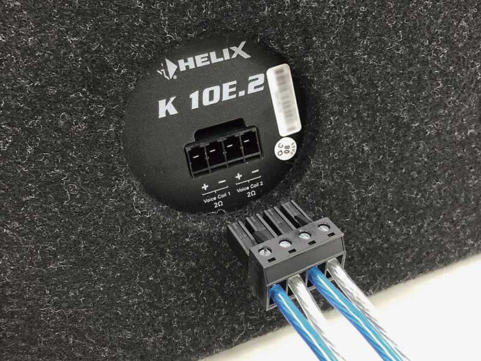 HELIX K10E.2 Subwoofer 25cm 2Ω DVC3