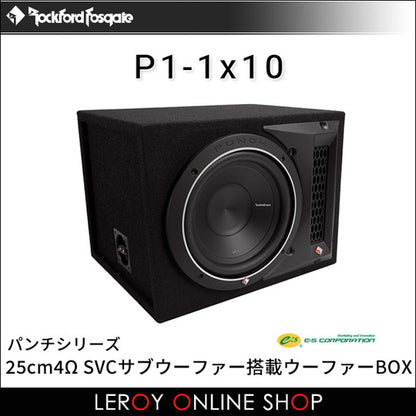 Rockford Fosgate P1-1x10 Subwoofer Box 25cm 4Ω SVC0