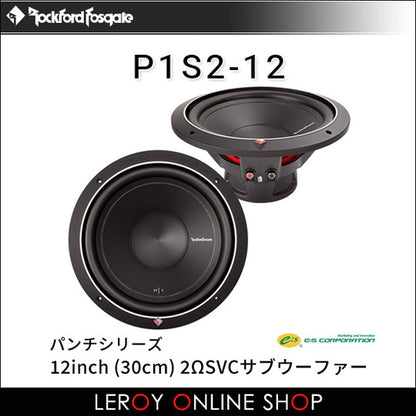 Rockford Fosgate P1S2-12 12inch 2Ω SVC Subwoofer0