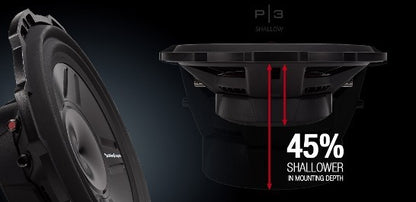 Rockford Fosgate P3SD2-12 12inch 2ΩDVC Shallow Subwoofer3